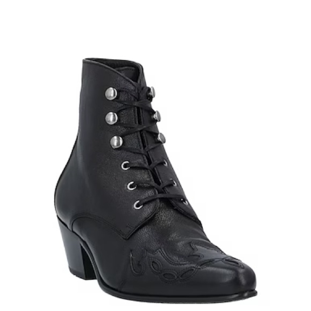 Boot season!!! NWT Saint Laurent western lace up ankle boots